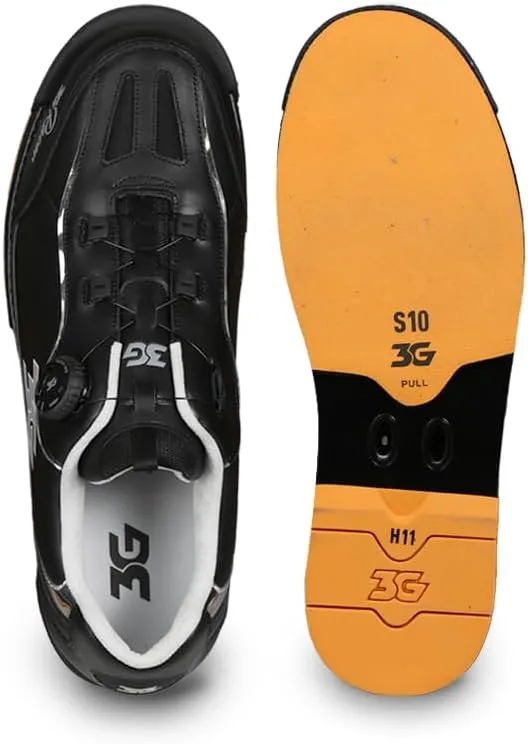3G Dial Racer Black/Chrome Left Handed Mens Bowling Shoes