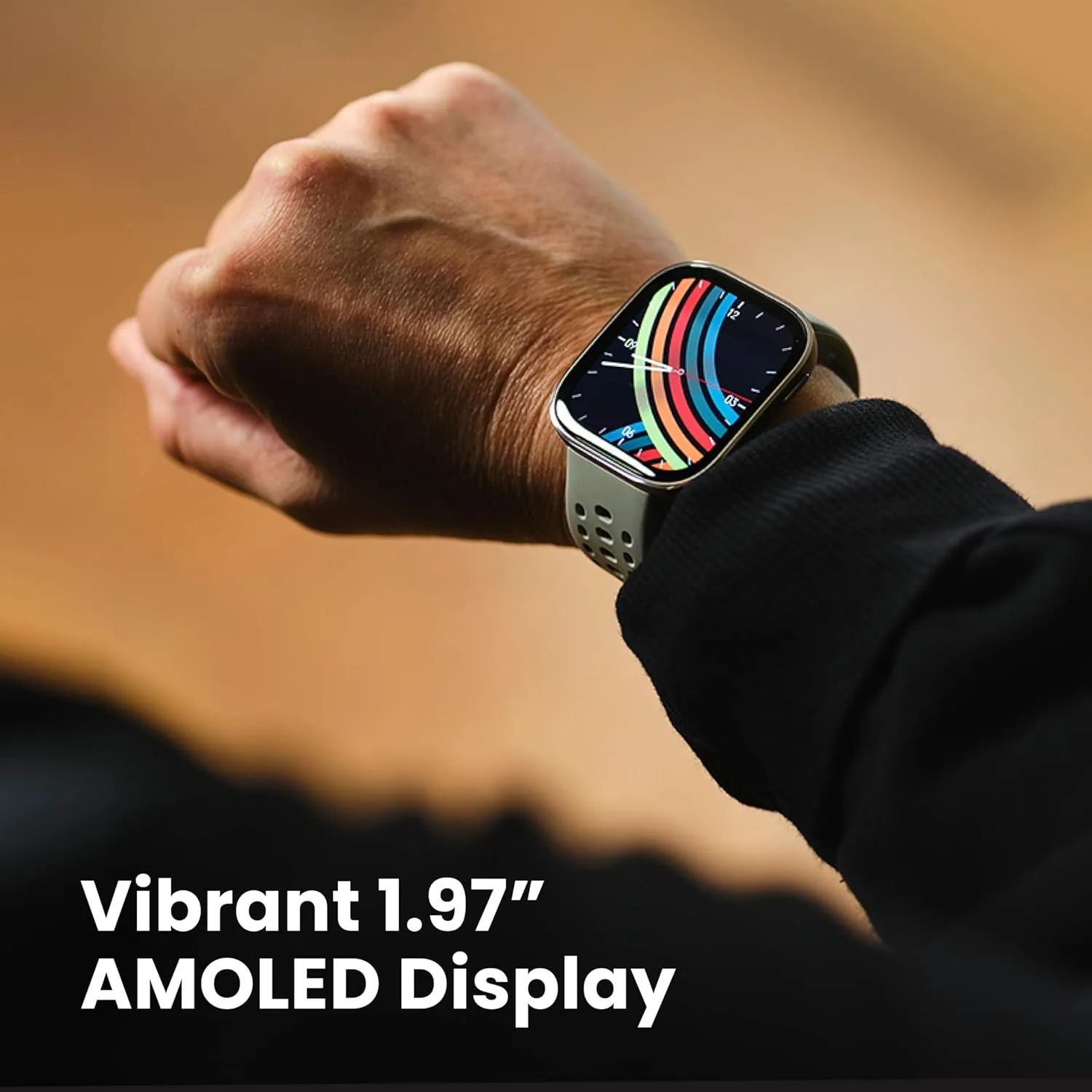 Amazfit Bip 6 Smart Watch 46mm, 14 Day Battery, 1.97" AMOLED Display, GPS & Free Maps, AI, Bluetooth Call & Text, Health, Fitness & Sleep Tracker, 140  Workout Modes, 5 ATM Water-Resistance, Black