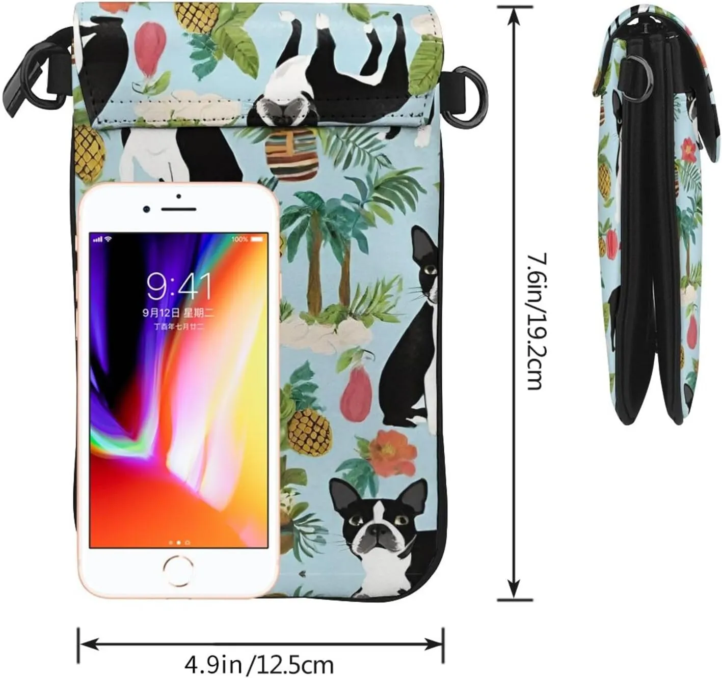 Anti-Theft Phone Wallet With Detachable Shoulder Strap For Outdoor Activities