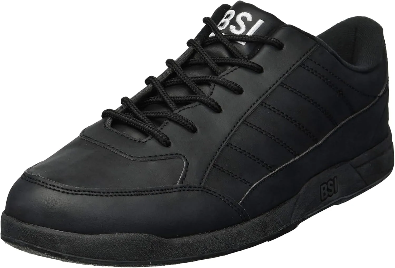 BSI Mens 521 Sport Basic Shoe - Lightweight Leather Bowling Shoes with Cushioned Support for Men