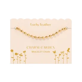 Charm Garden Gold Chain Bracelet