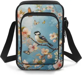 Cross-body Bag for Women Small Purse with Double Layer Zipper Pockets Shoulder Crossbody