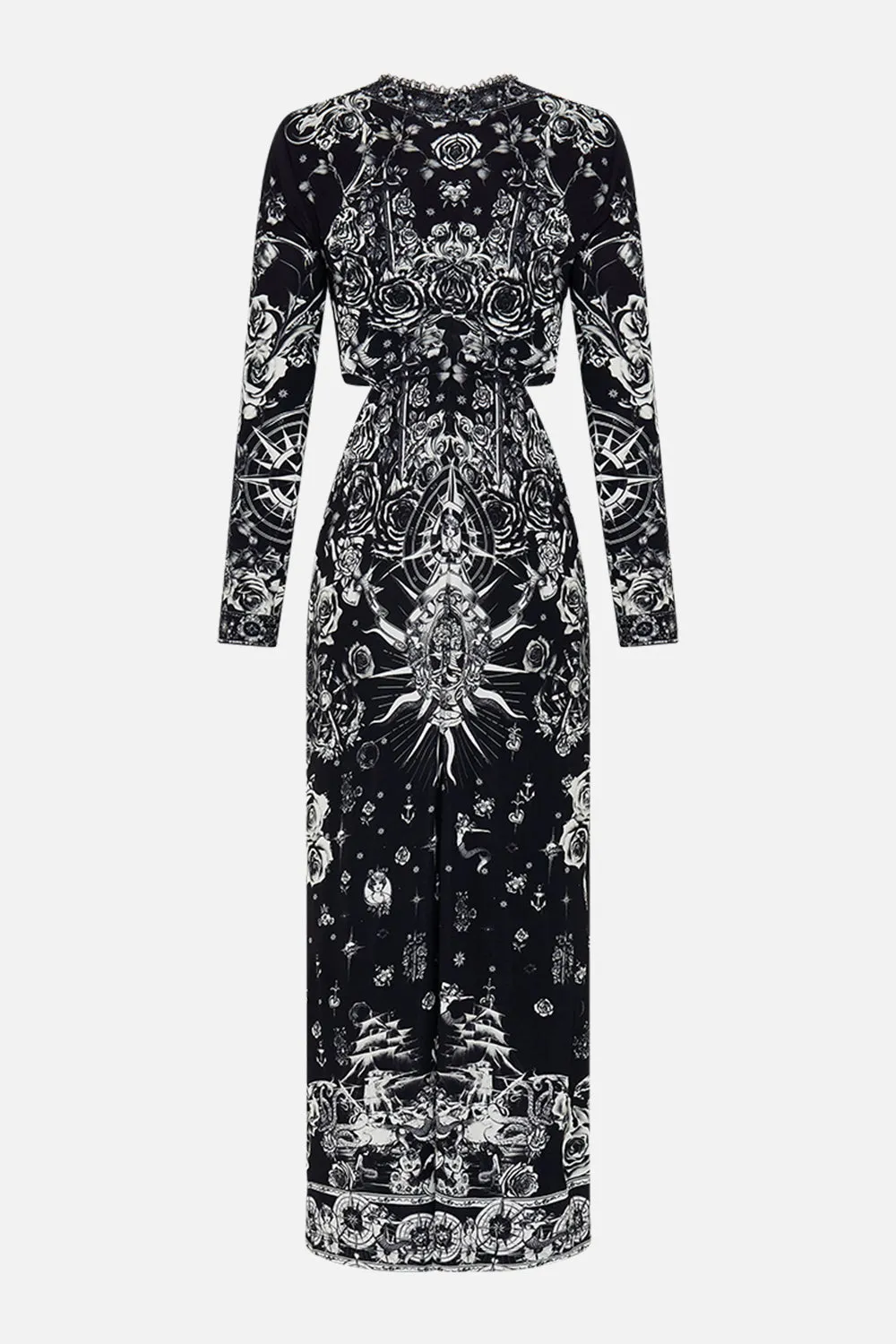 CUT OUT JERSEY DRESS WITH HARDWARE TALES OF TATTOO
