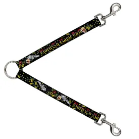 Dog Leash Splitter - Born to Raise Hell Black