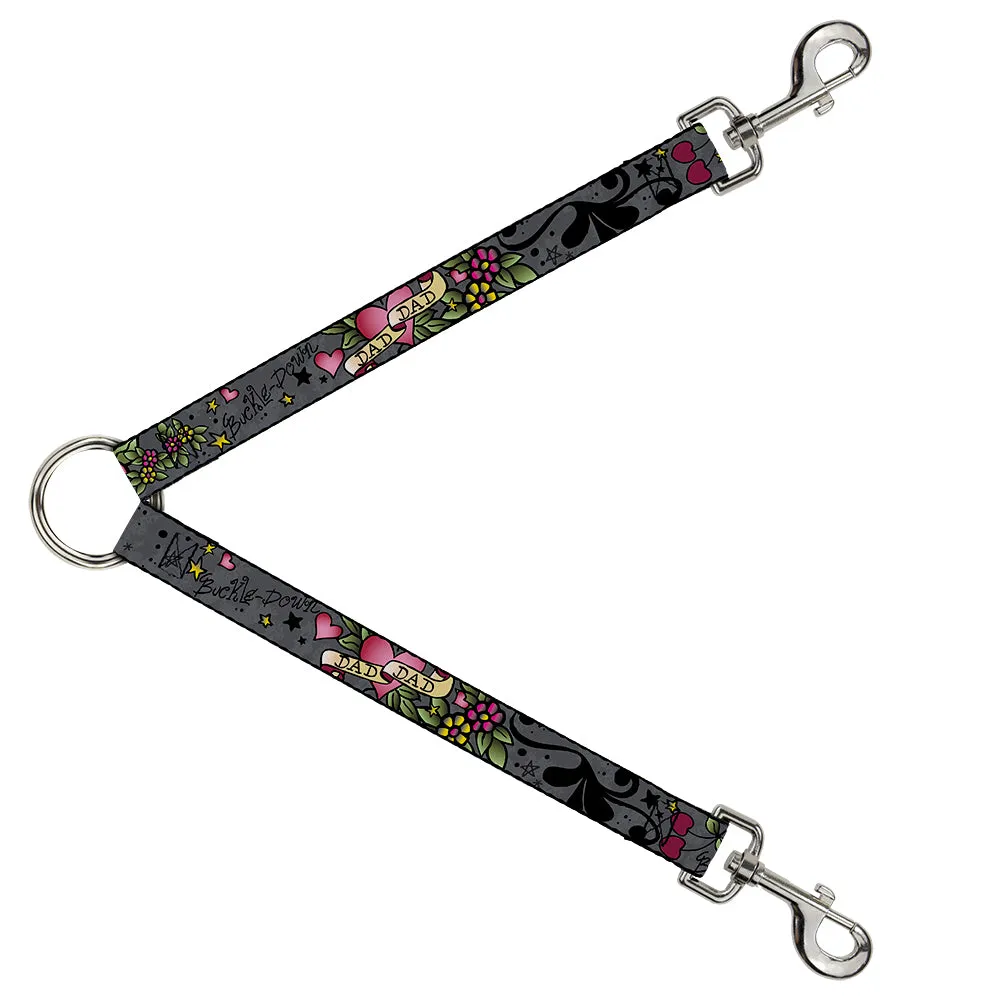 Dog Leash Splitter - Dad & Dad Gray