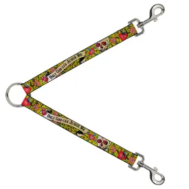 Dog Leash Splitter - Only God Can Judge Me Yellow