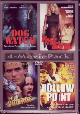Dog Watch / Face the Evil / High Voltage / Hollow Point (4 Movie Pack)