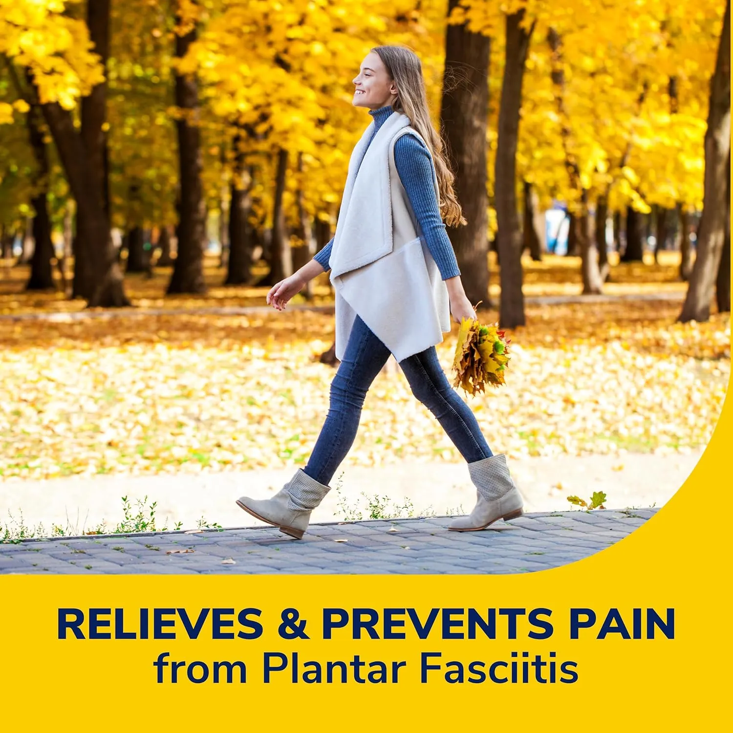 Dr. Scholls Plantar Fasciitis Pain Relief Orthotic Insoles, Immediately Relieves Pain: Heel, Spurs, Arch Support, Distributes Foot Pressure, Trim to Fit Shoe Inserts: Women's Size 6-10, 1 Pair