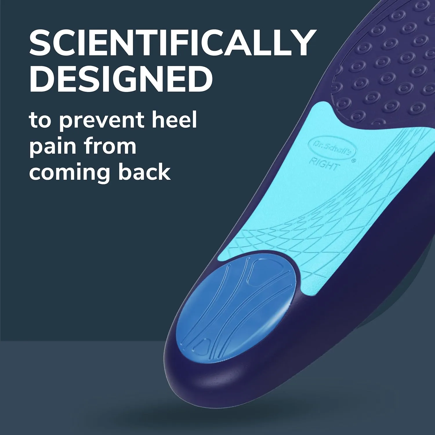 Dr. Scholls Plantar Fasciitis Pain Relief Orthotic Insoles, Immediately Relieves Pain: Heel, Spurs, Arch Support, Distributes Foot Pressure, Trim to Fit Shoe Inserts: Women's Size 6-10, 1 Pair