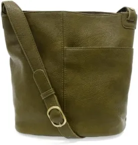 Joy Susan Women's Fashion Purse Bindi Front Slip Pocket Bucket Crossbody Hand Bag