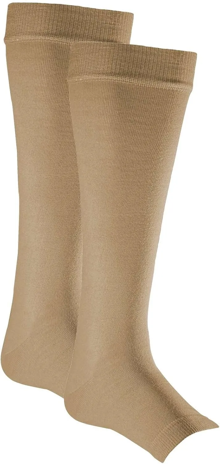 Leg Skin Protector Sleeves for Men & Women Protect Sensitive Leg Skin from Bruising, Tears, Abrasions & Sun Exposure Toeless Sock Protector for Thin Leg Skin | 1 Pair