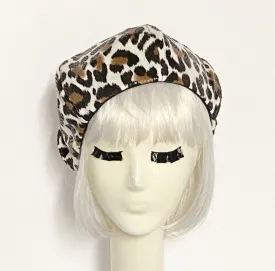 Leopard Beret Hat