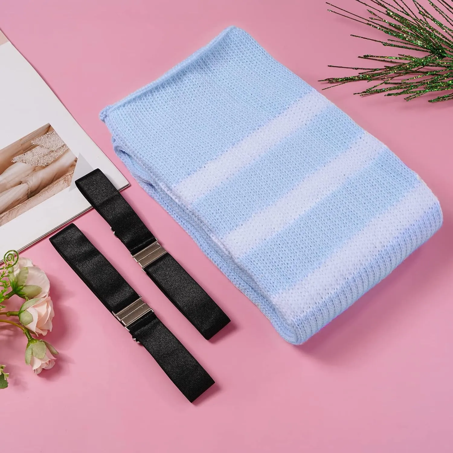 LOUSGUTA Plus Size Thigh High Socks for Thick Thighs- Extra Long Womens Cable Knitted Over Knee High Leg Warmer