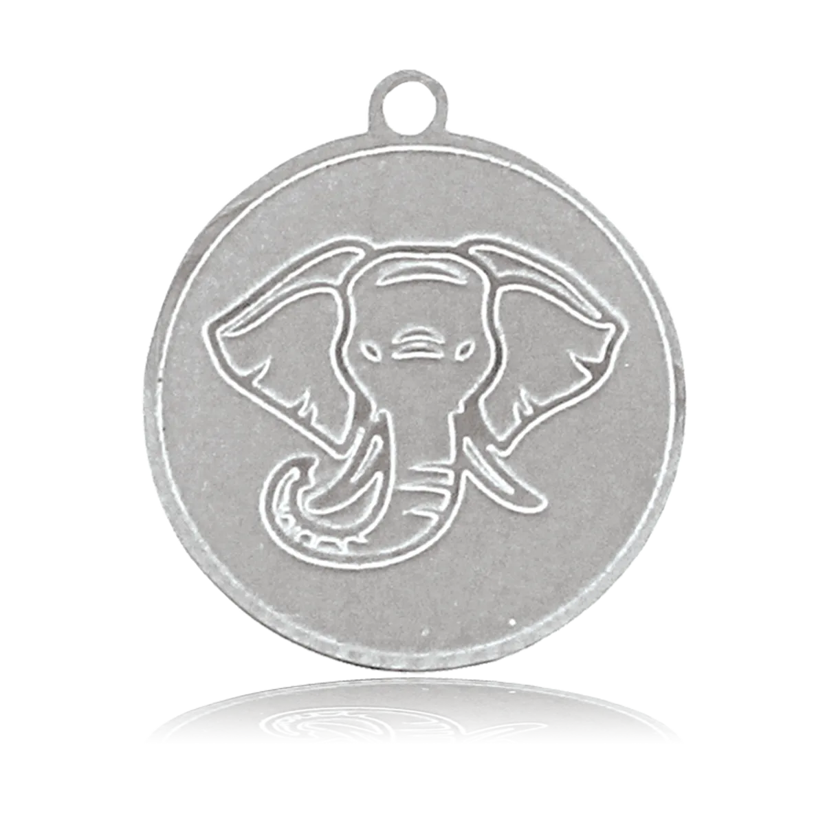 Lucky Elephant Charm with Natural Selenite Charity Bracelet