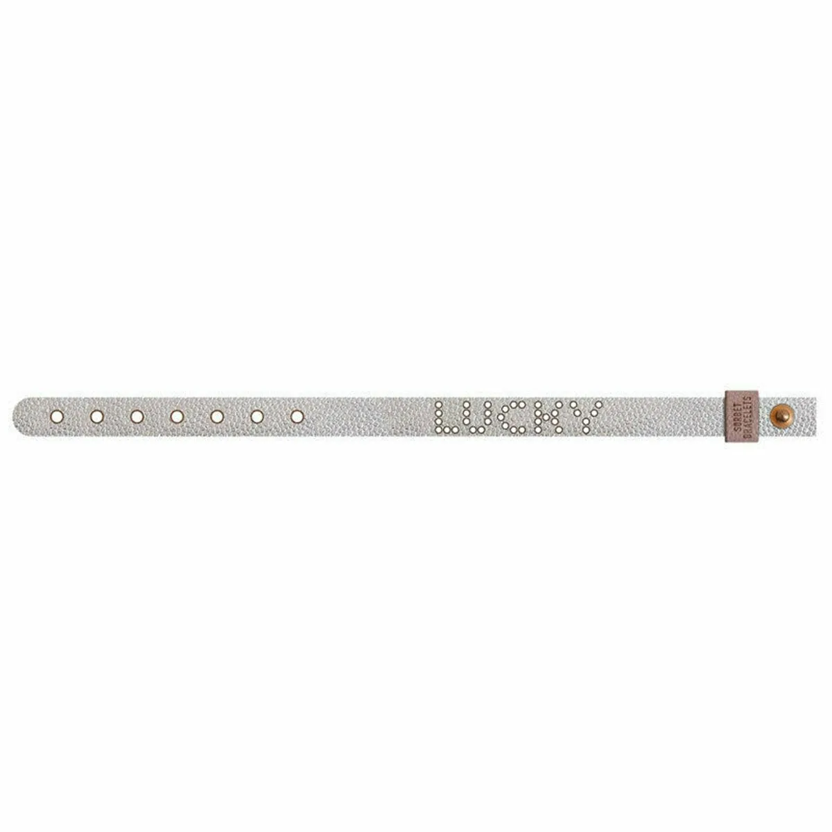 Lucky metal silver bracelet