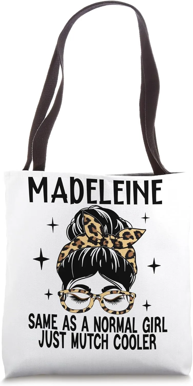 MADELEINE Costume Definition Personalized Name MADELEINE Tote Bag