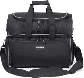 Mangrove 2 Ball Bowling Bag - Double Bowling Ball Bag with Dual Padded Holder & Mutiple Pockets - Fits Shoes Up to Mens Size 16 and Accessories