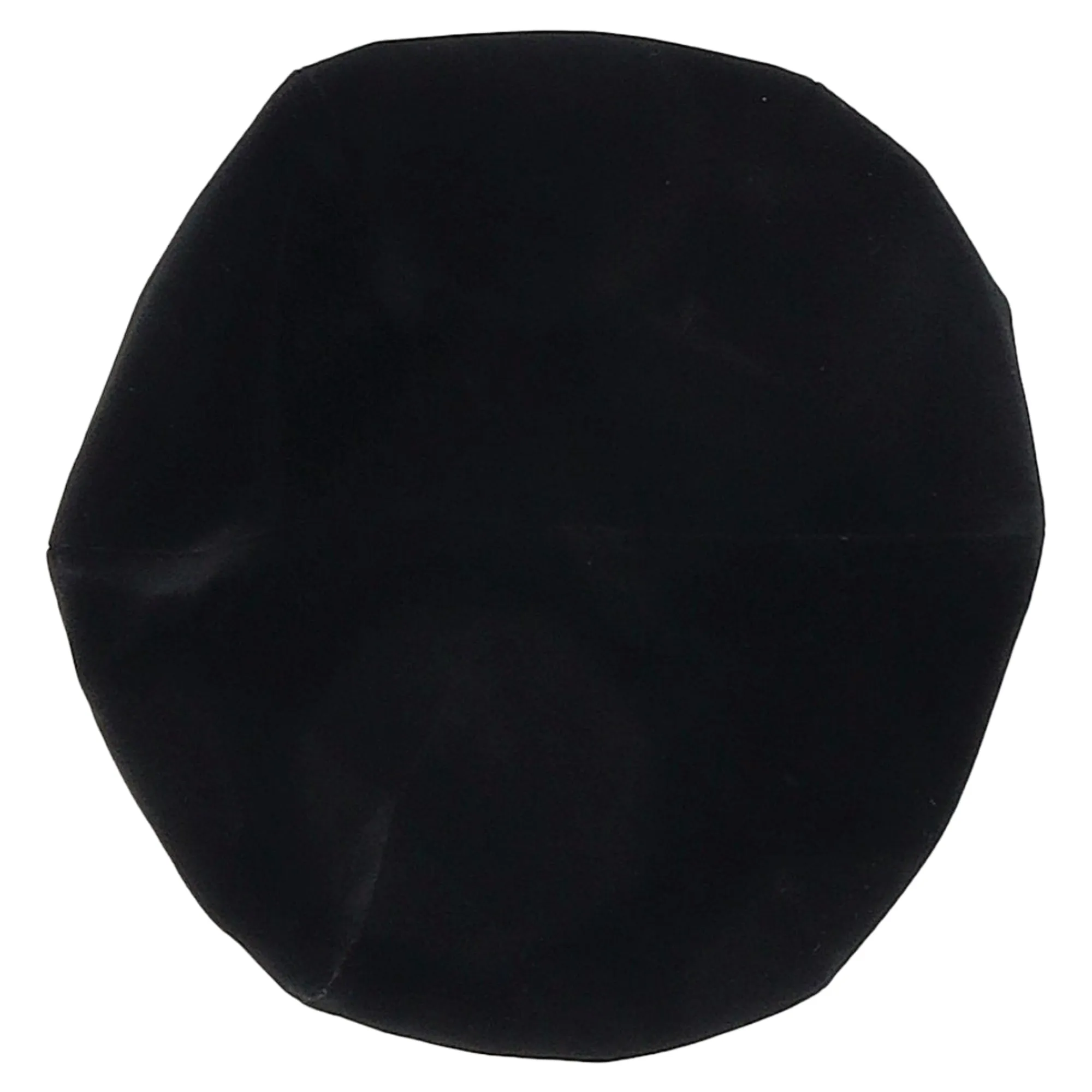 Prada Ribbon Detail Beret Hat in Black Velvet