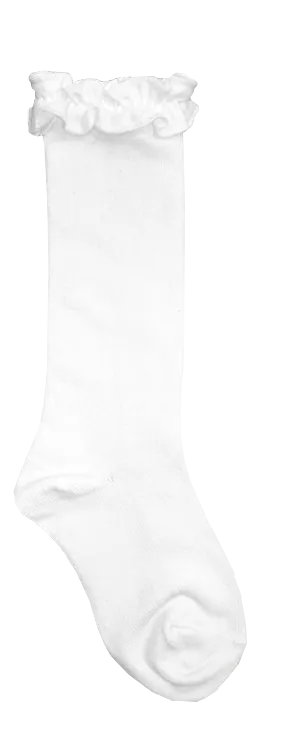 Ruffle Knee High Socks