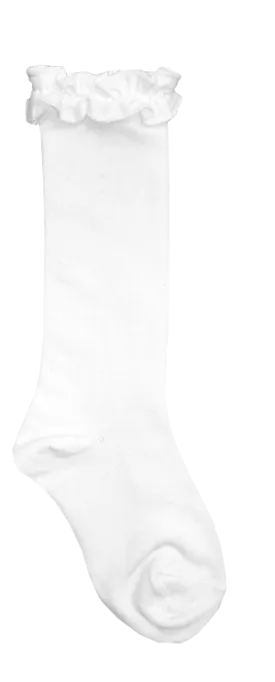 Ruffle Knee High Socks