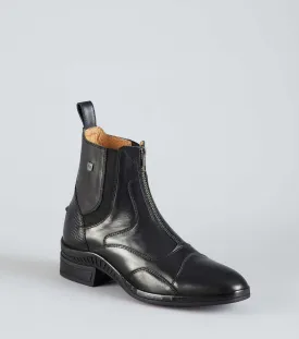 SALE Aston Carbon Tech Ladies Leather Paddock Boot Black