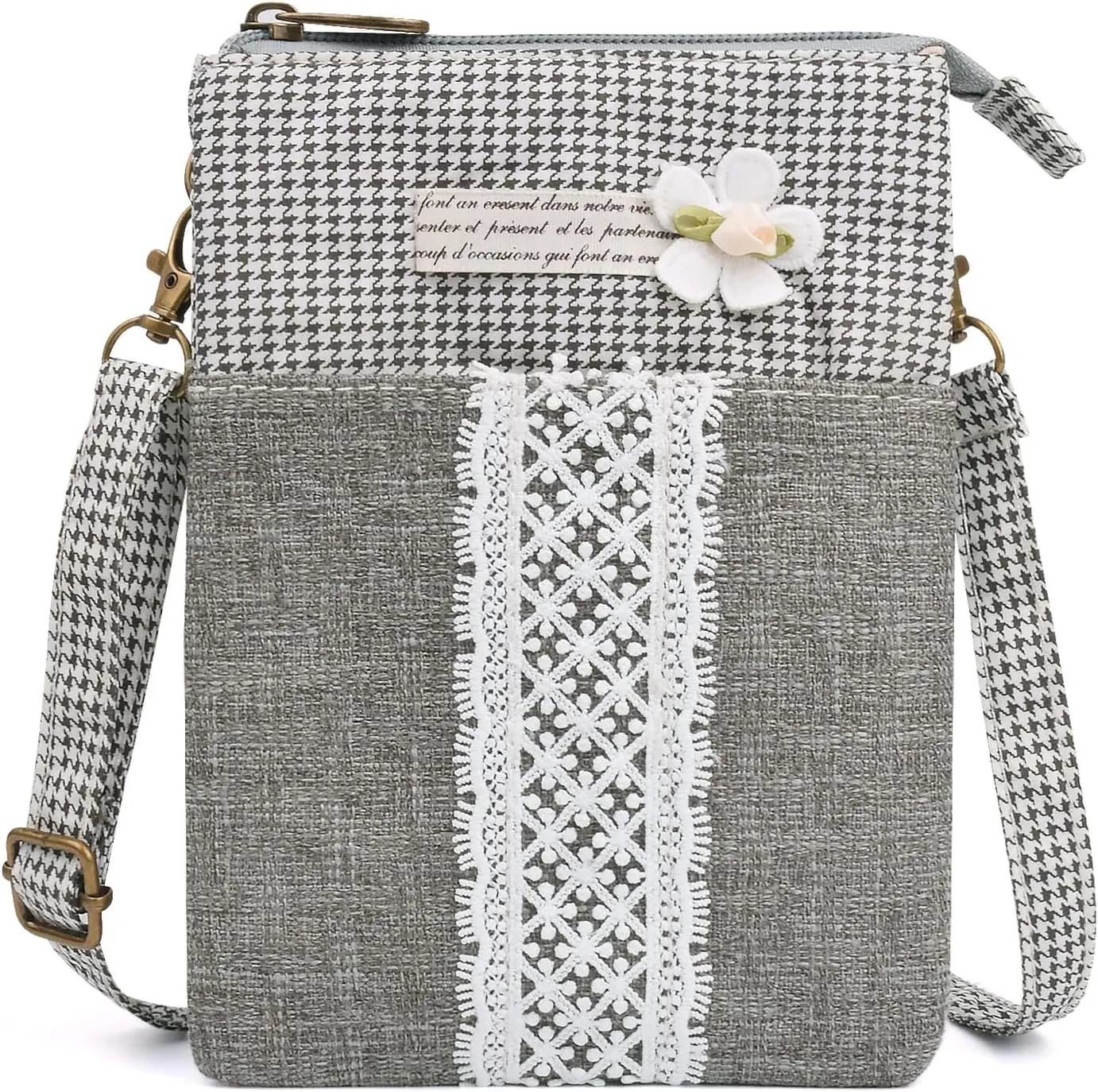 Small Crossbody Bag for Women Mobile Phone Purse National Pattern Shoulder Bag Handbags Coin Pouch for Women