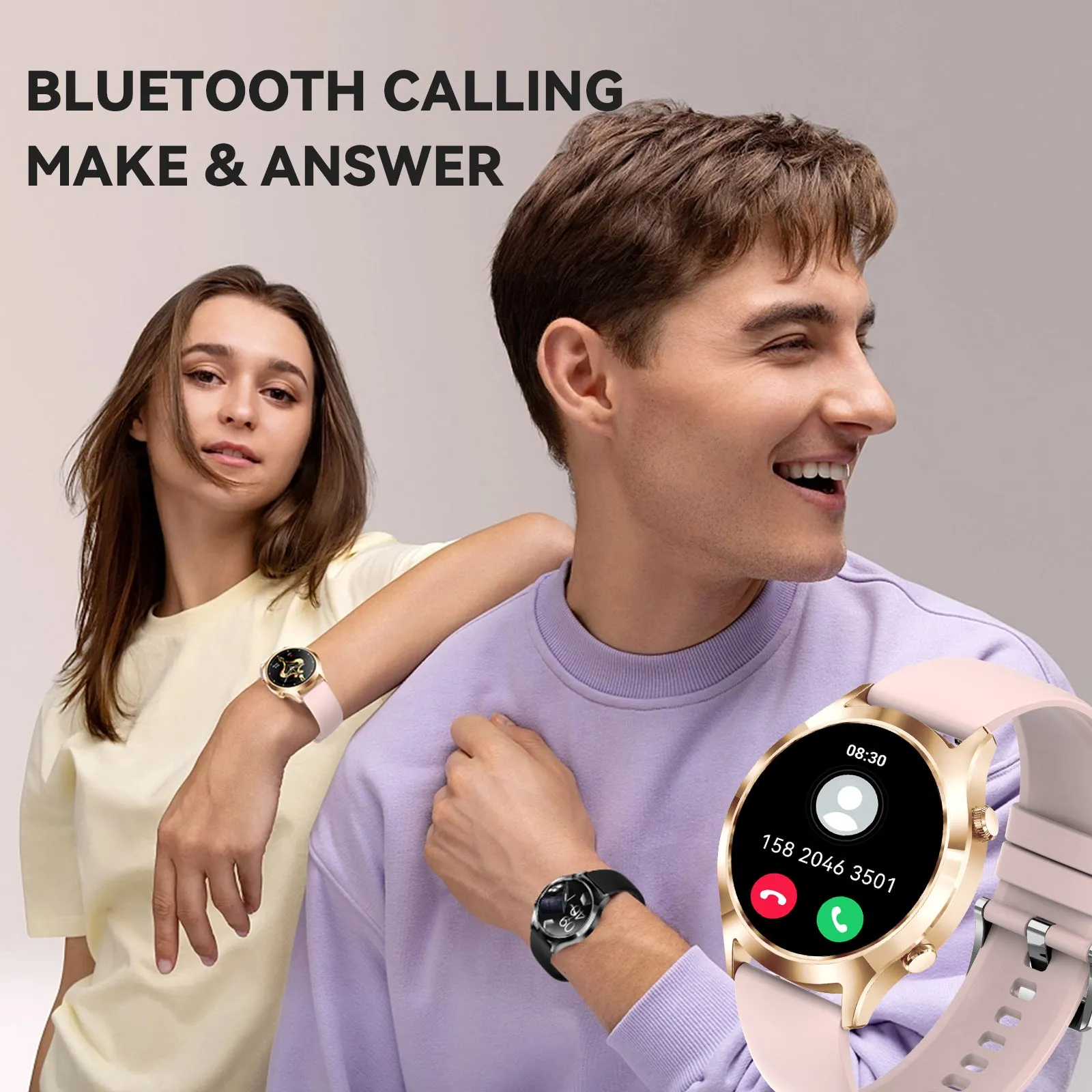 Smart Watch for Women Men Bluetooth Calling 1.39" HD Big Screen Sports Smartwatch Compatible with iPhone Android Phones 100  Sports Modes Fitness Tracker Watch with Heart Rate Sleep Monitor Pedometer