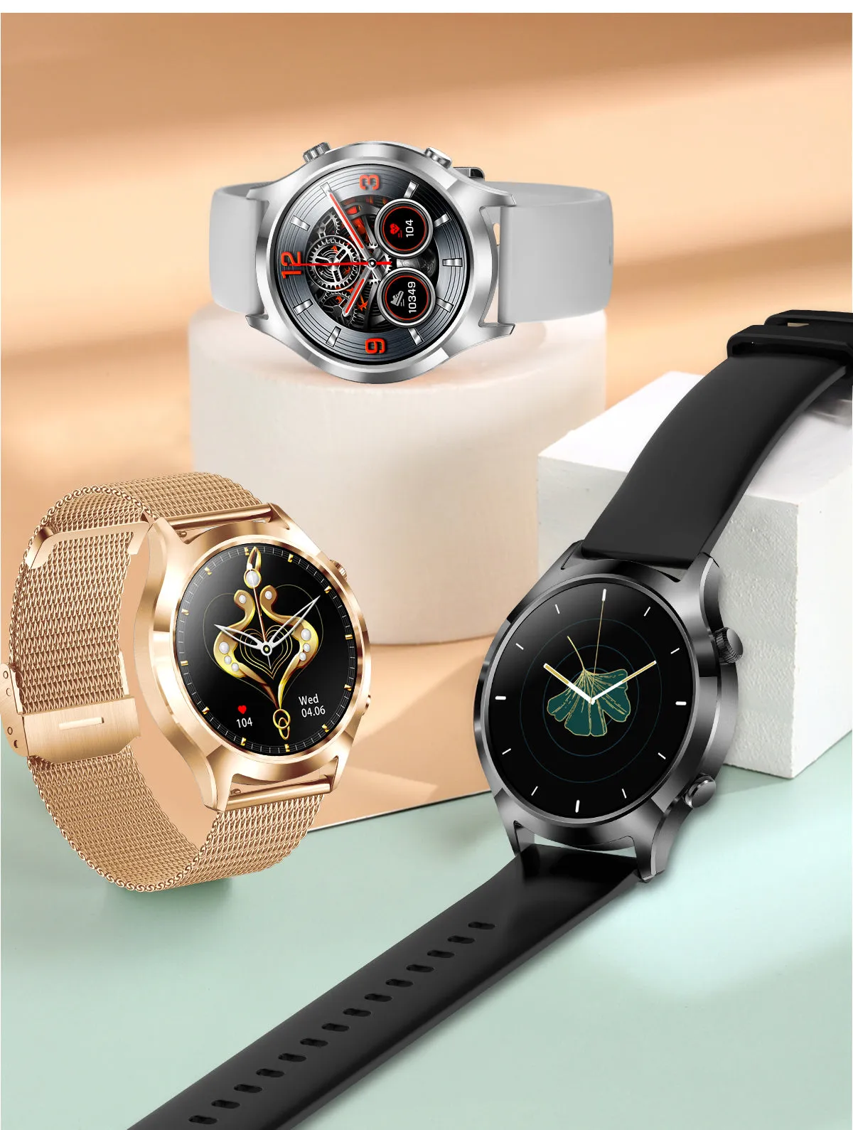Smart Watch for Women Men Bluetooth Calling 1.39" HD Big Screen Sports Smartwatch Compatible with iPhone Android Phones 100  Sports Modes Fitness Tracker Watch with Heart Rate Sleep Monitor Pedometer