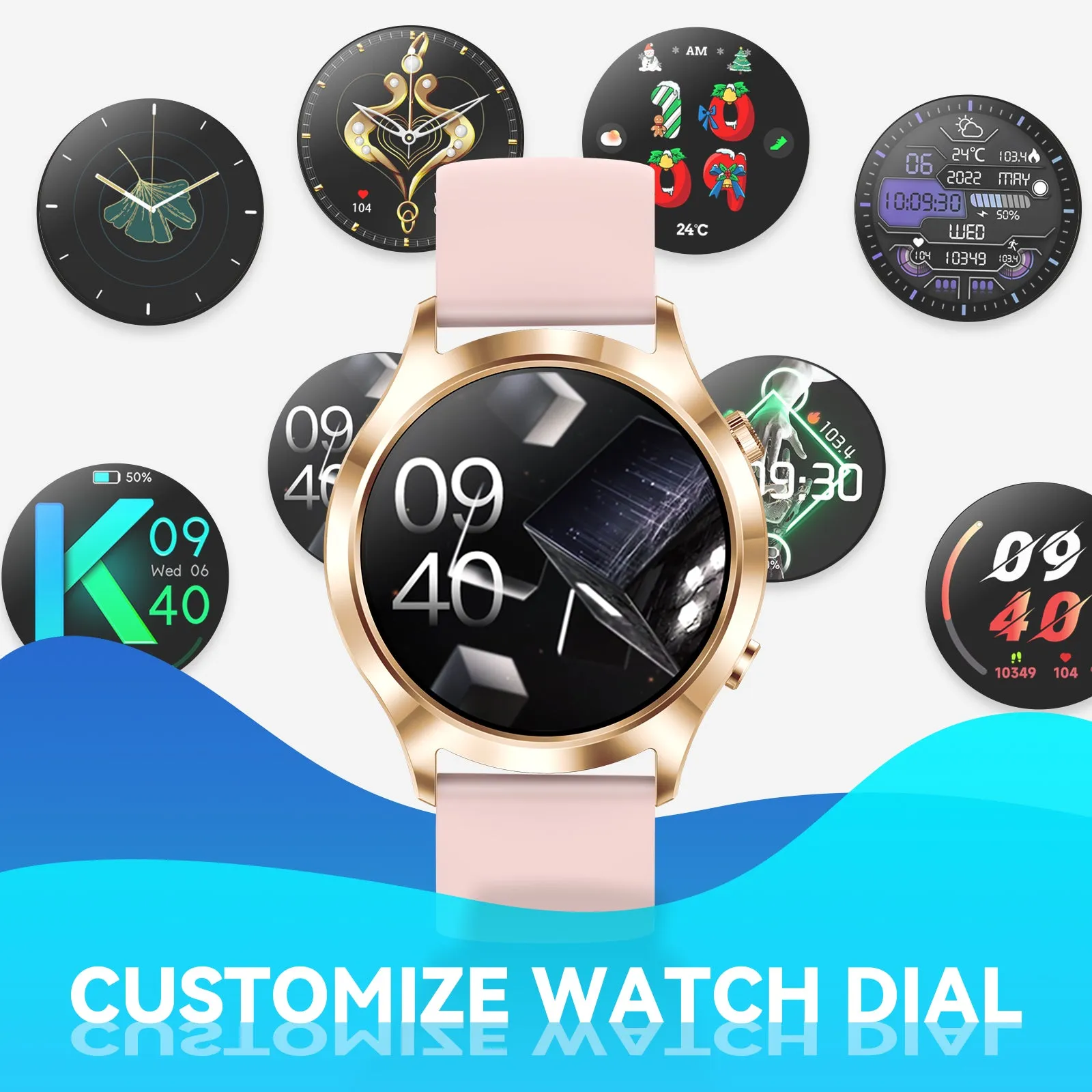 Smart Watch for Women Men Bluetooth Calling 1.39" HD Big Screen Sports Smartwatch Compatible with iPhone Android Phones 100  Sports Modes Fitness Tracker Watch with Heart Rate Sleep Monitor Pedometer