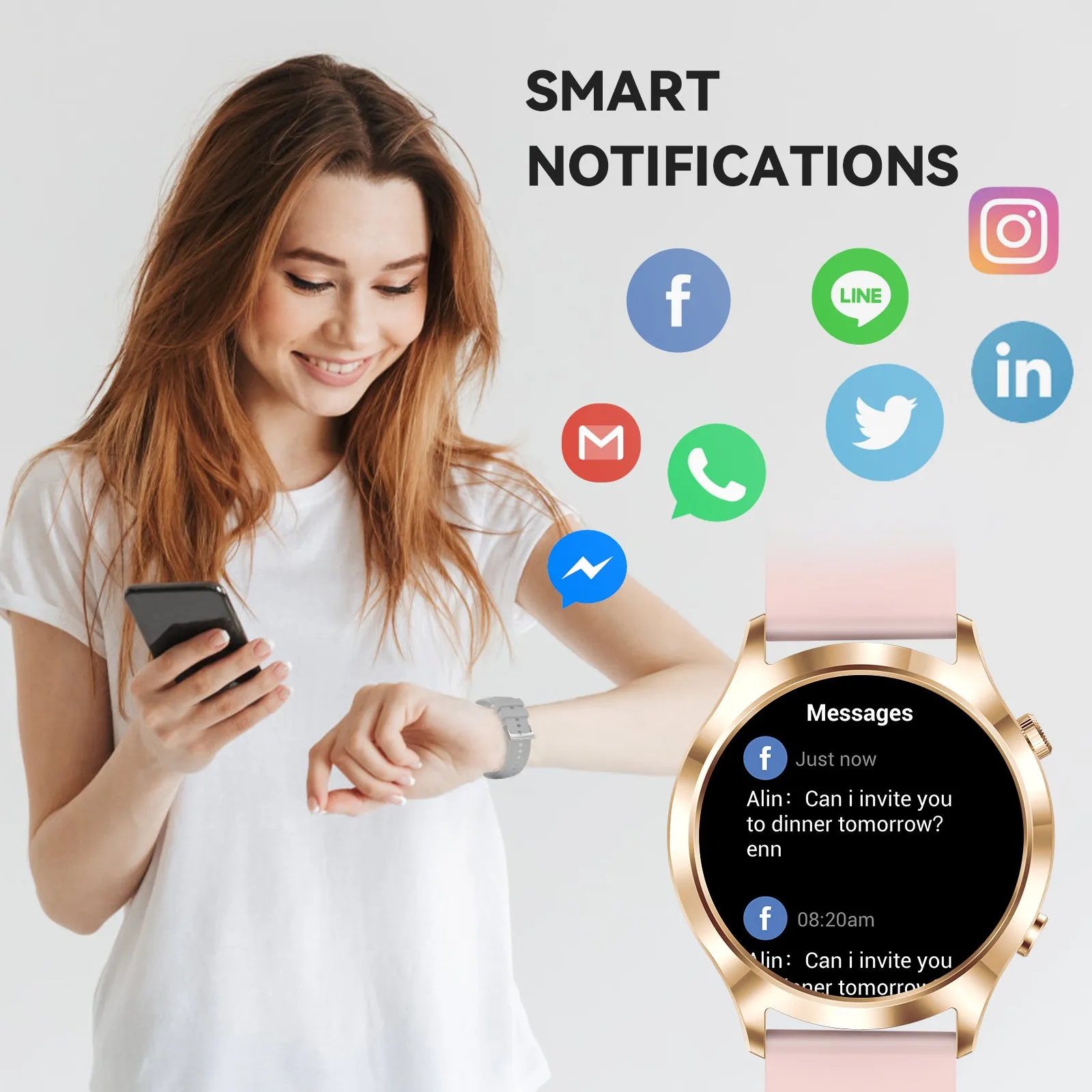 Smart Watch for Women Men Bluetooth Calling 1.39" HD Big Screen Sports Smartwatch Compatible with iPhone Android Phones 100  Sports Modes Fitness Tracker Watch with Heart Rate Sleep Monitor Pedometer