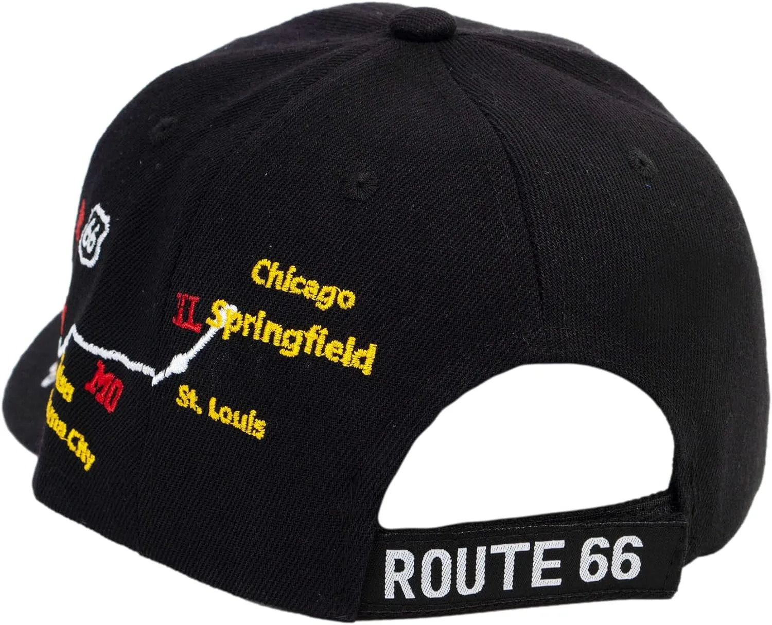 TOP HEADWEAR Route 66 Sign Adjustable Hook & Loop Hat