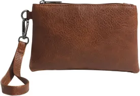 Women Clutch Purse Wristlet Wallet Vegan Leather Zipper Around Phone Clutch Travel Purse Wristlet